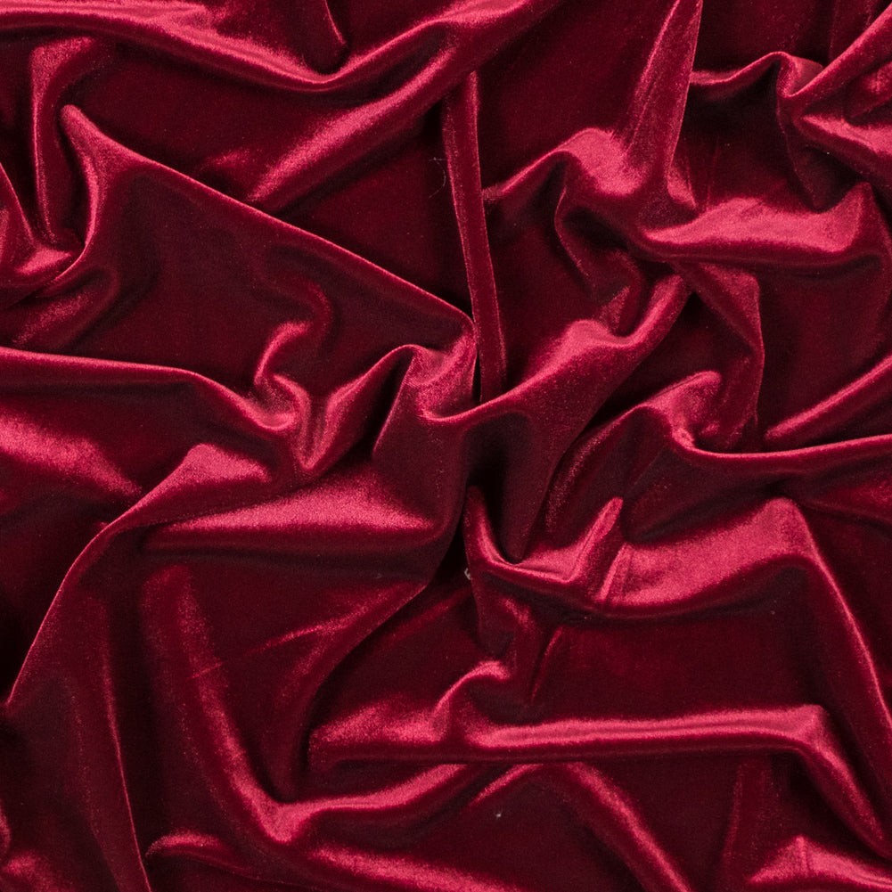Stretch Velour - Sultan Red - Persica Collection - Joann Fabrics