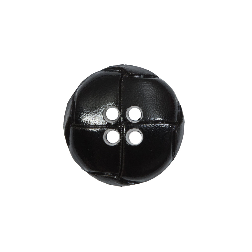Italian Black Domed 4-Hole Button - 32L/20mm - Joann Fabrics