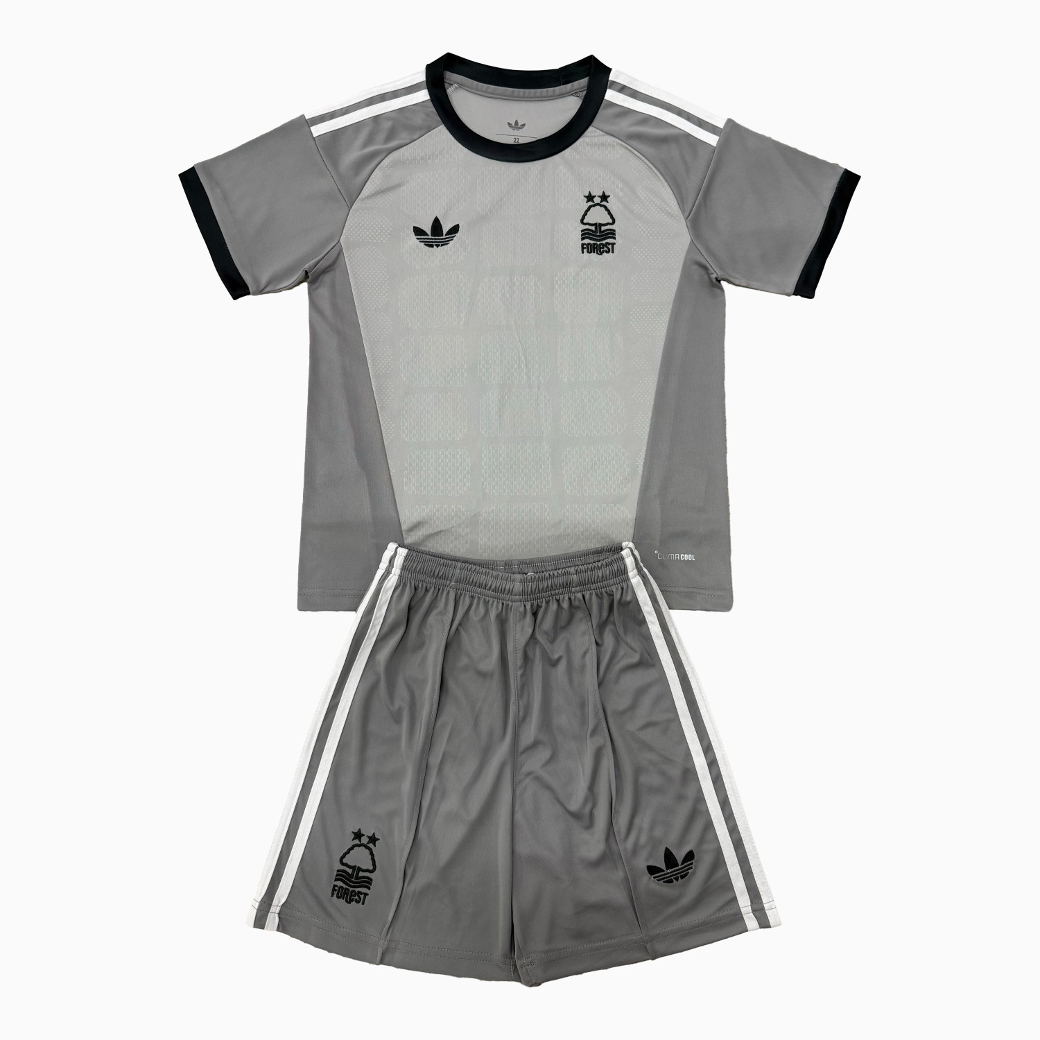Nottingham Forest 26-27 Grey Goalkeeper Men's Adult Jersey Set - Fans Version - UnitedFutballJersey