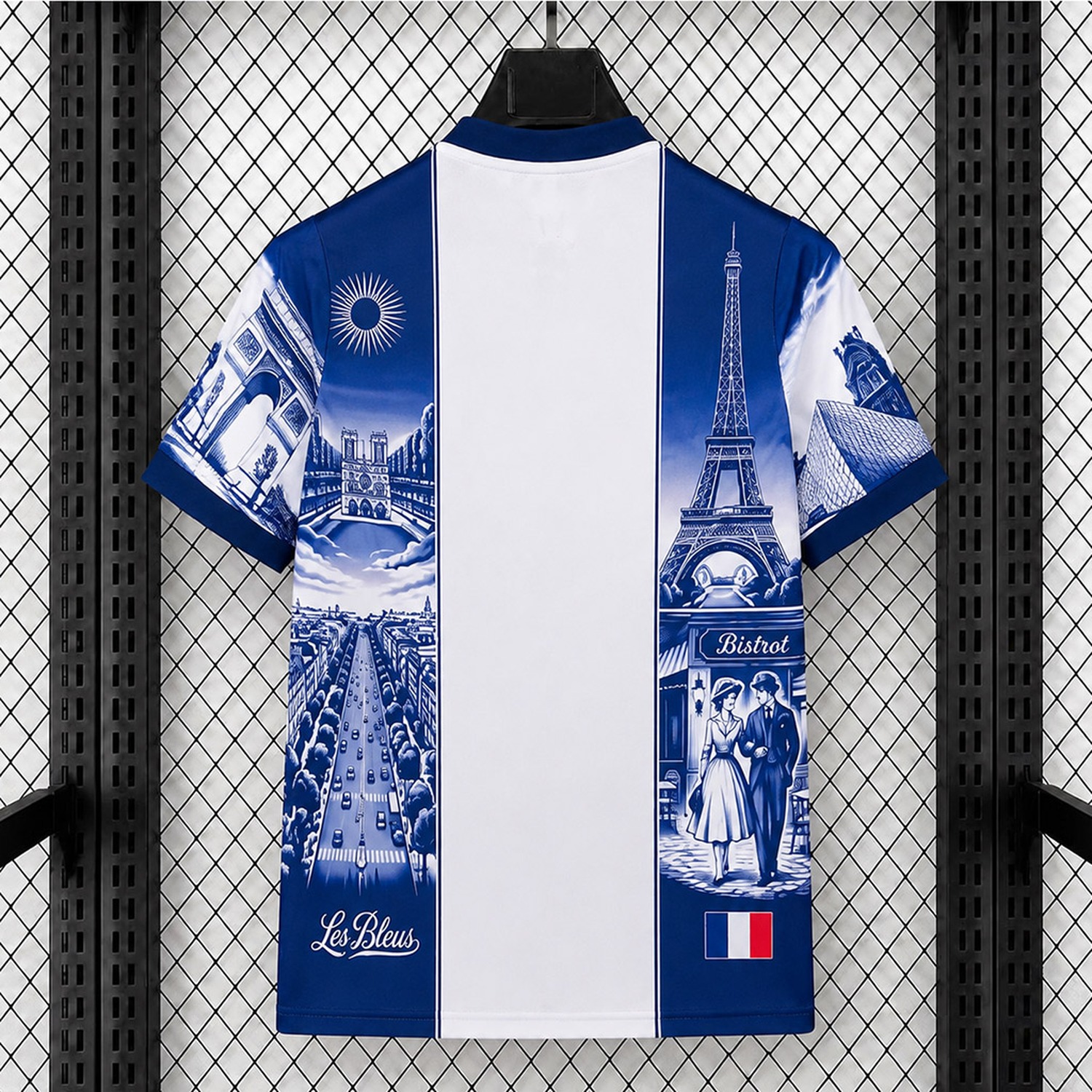 France 2026 Blue White Paris Special Polo Jersey - Fans Version - UnitedFutballJersey