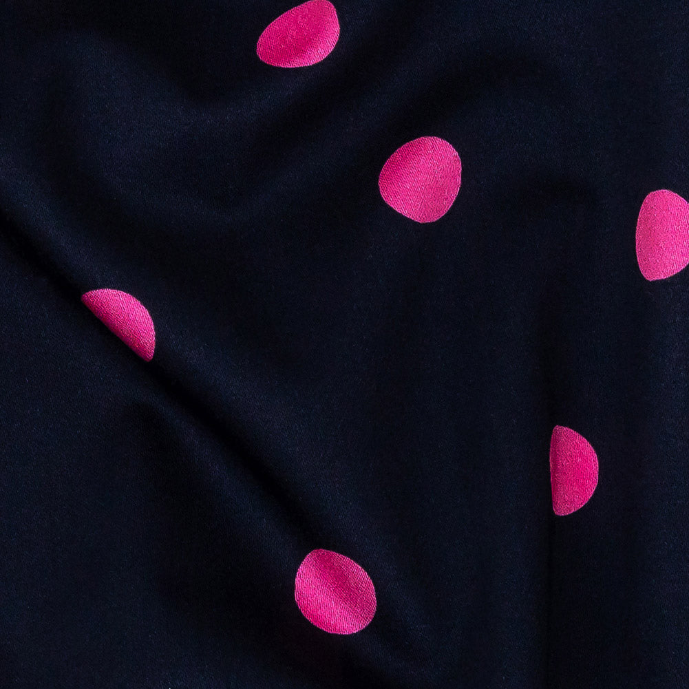 Mood Exclusive Night Sky and Pink Let's Bounce Stretch Cotton Sateen - Joann Fabrics