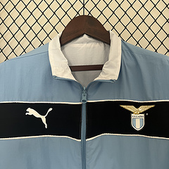 2024-2025 Lazio Reversible Windbreaker Blue-White Soccer Jersey 1:1 Thai Quality