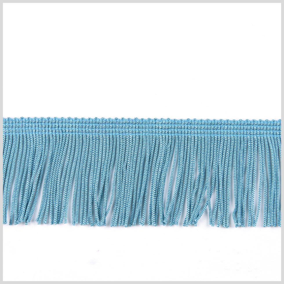 Turquoise Chainette Fringe - 2