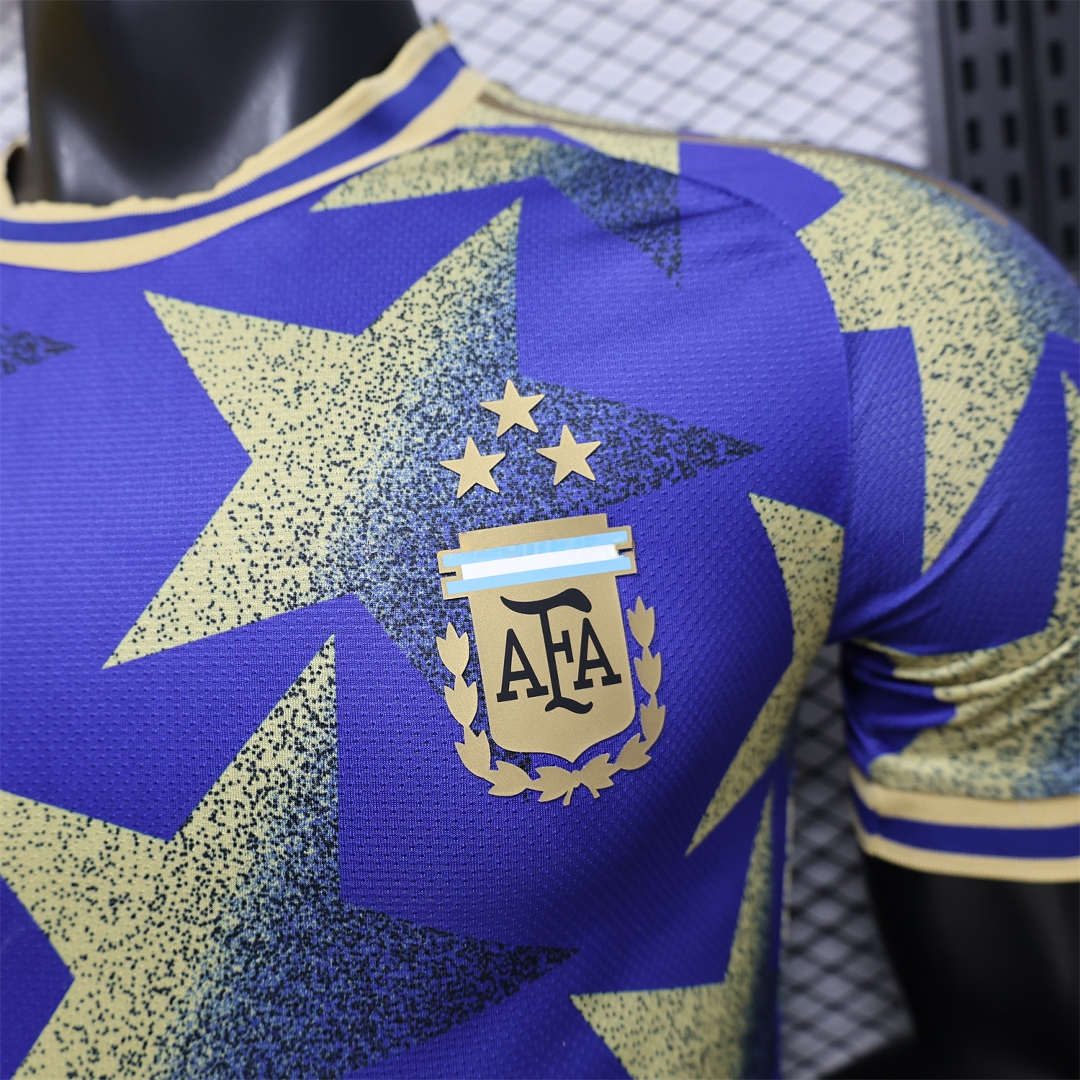 Argentina 2026 Yellow Stars Purple Special Jersey - Player Version - UnitedFutballJersey