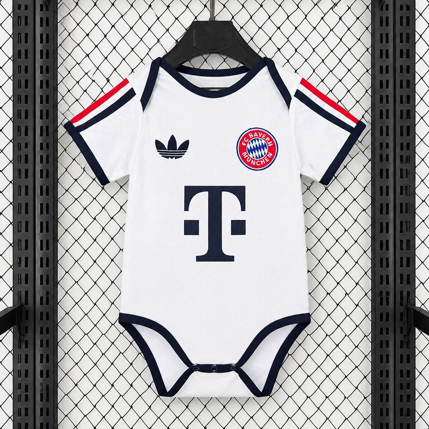 Bayern Munich 26-27 Away Baby Crawling Suit - UnitedFutballJersey
