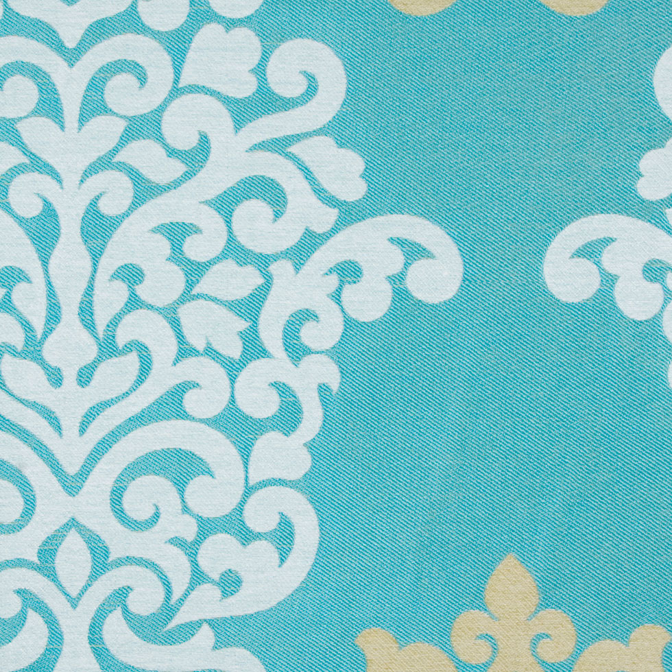 Aqua Damask Brocade - Joann Fabrics