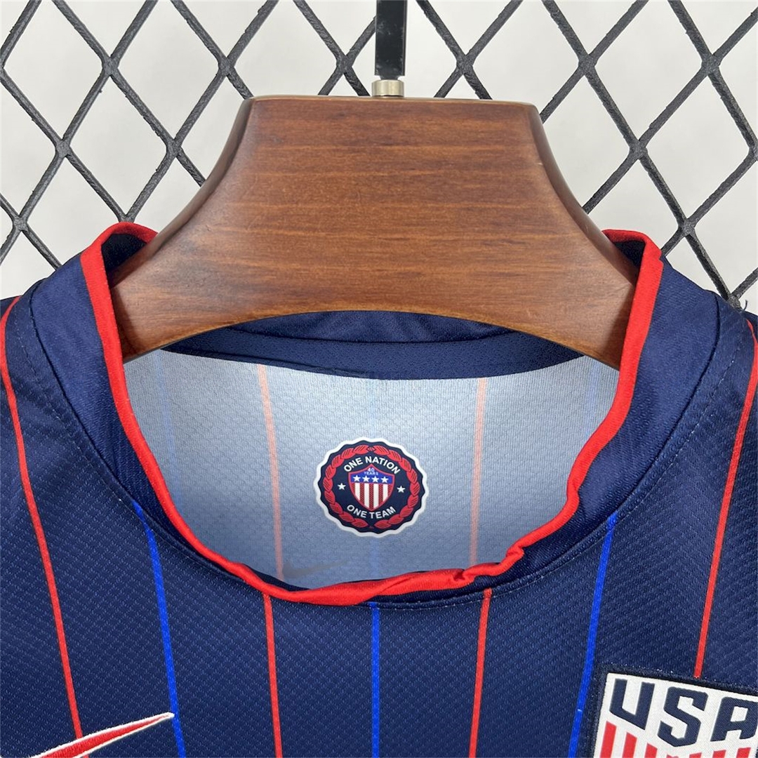 United States USA 25-26 Away Deep Blue Kids Kit - UnitedFutballJersey
