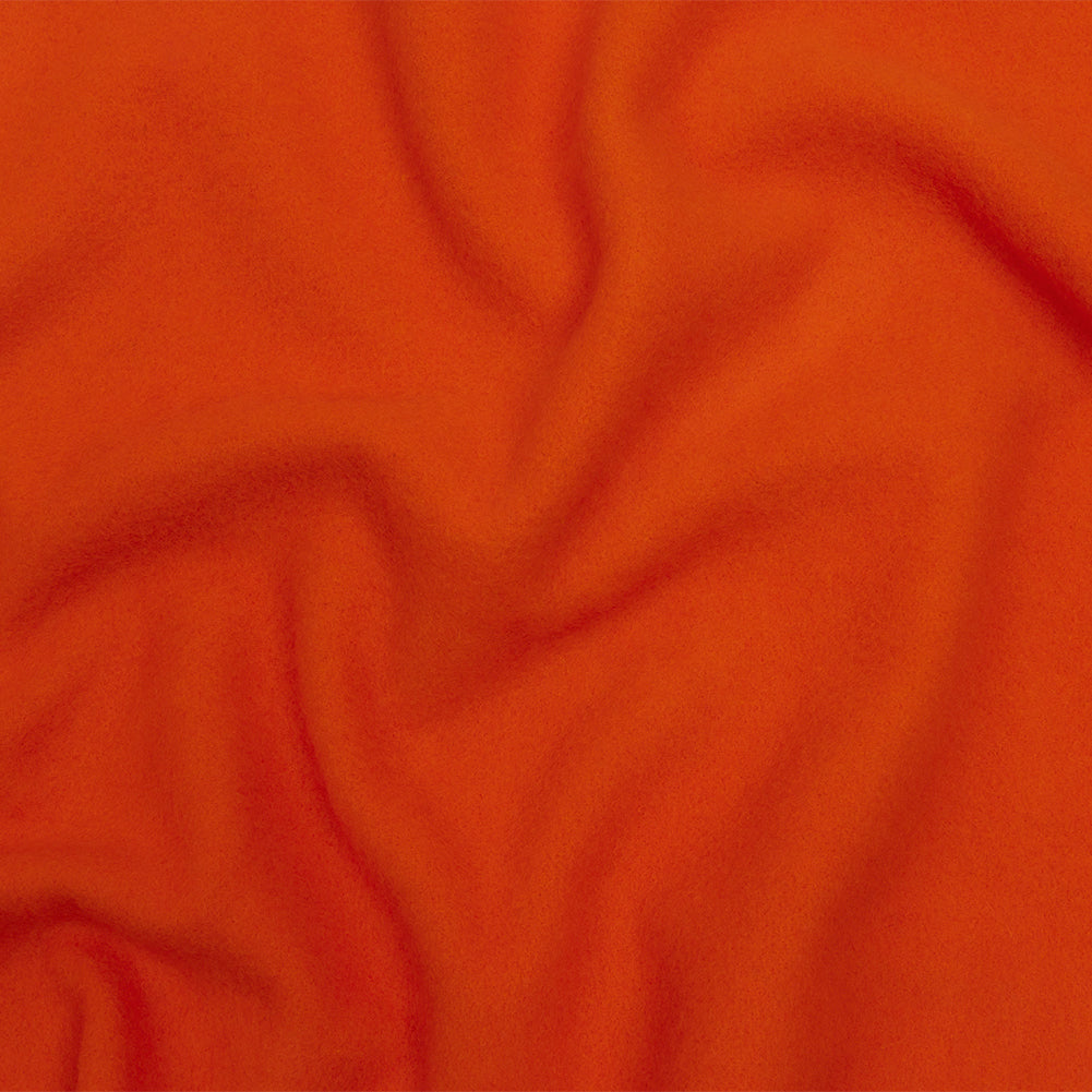Wool and Cashmere Coating Made in Italy - Red Orange - Alberini Collection - Joann Fabrics
