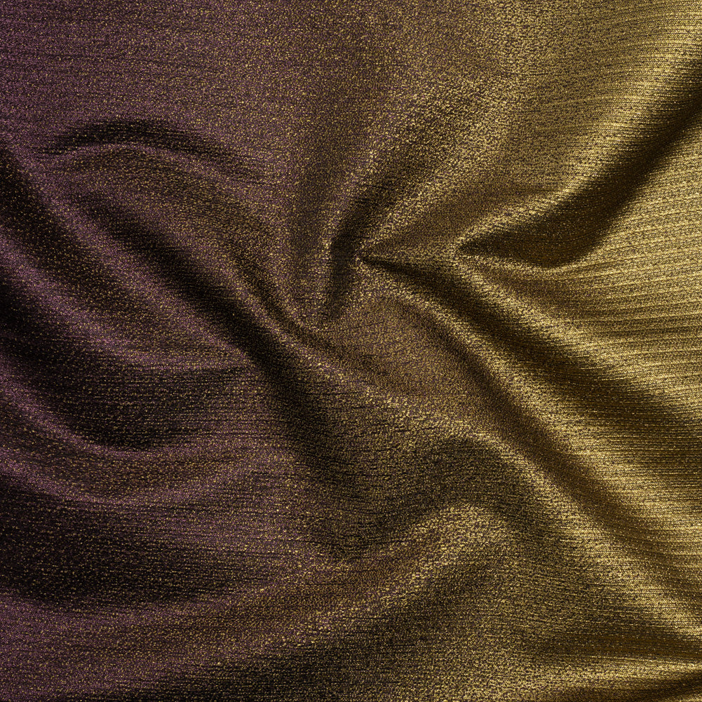 Metallic Luxury Brocade - Gold and Maroon Crackled Ombre - Joann Fabrics