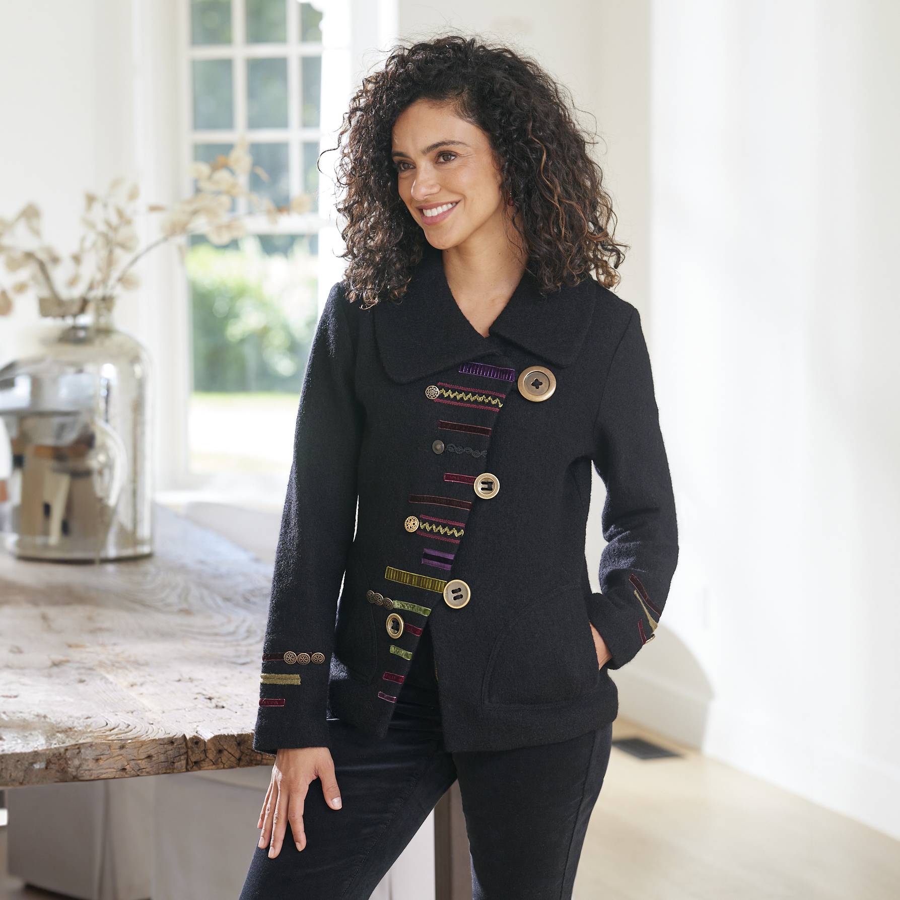 Artisan Boiled  Wool Jacket - Northstyle Catalog