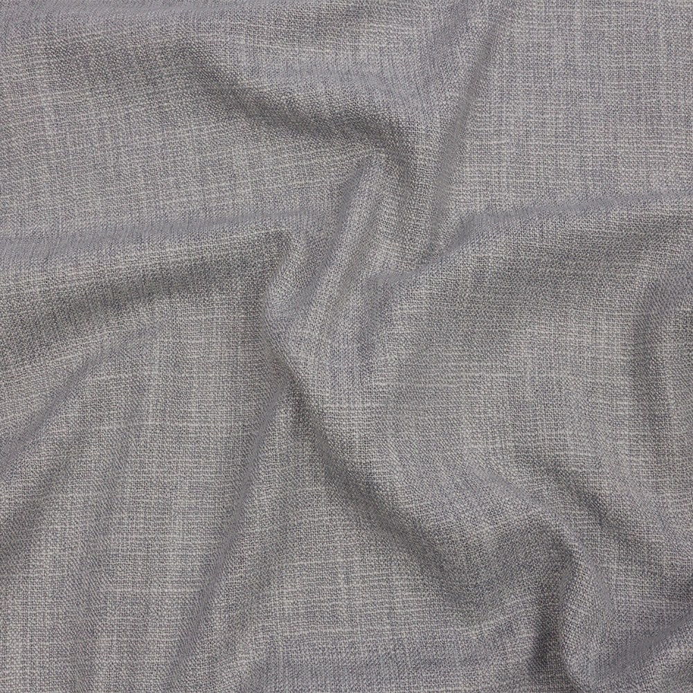 Soft Textured Recycled Polyester Drapery Woven - Silver - British Imported - Joann Fabrics