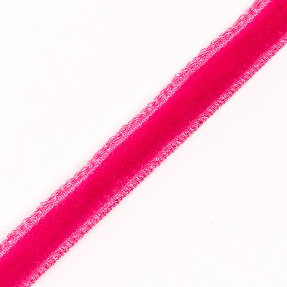 Single Faced Velvet Ribbon Made in Italy - 1/8