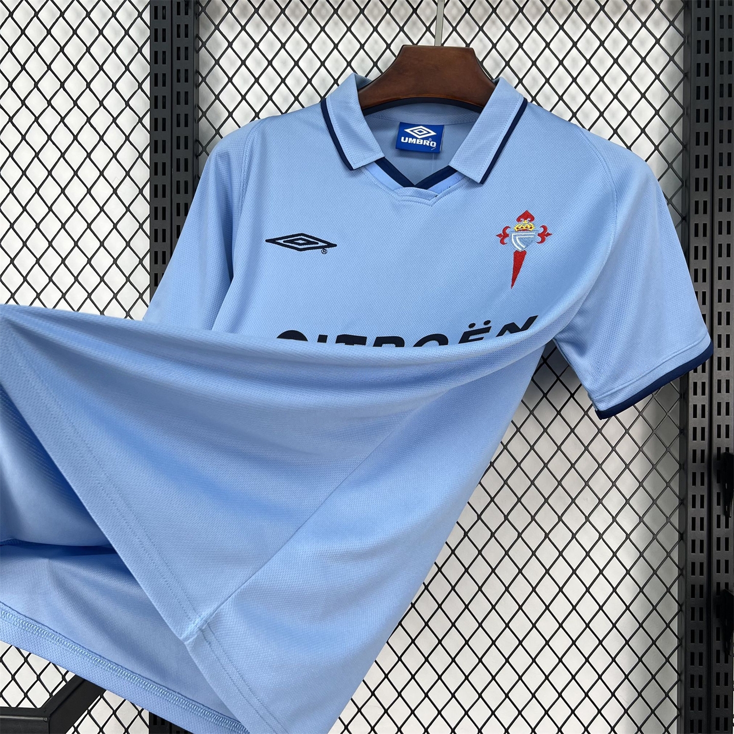 Retro Celta Vigo 2001-02 UEFA Cup Home Jersey - Fans Version - UnitedFutballJersey