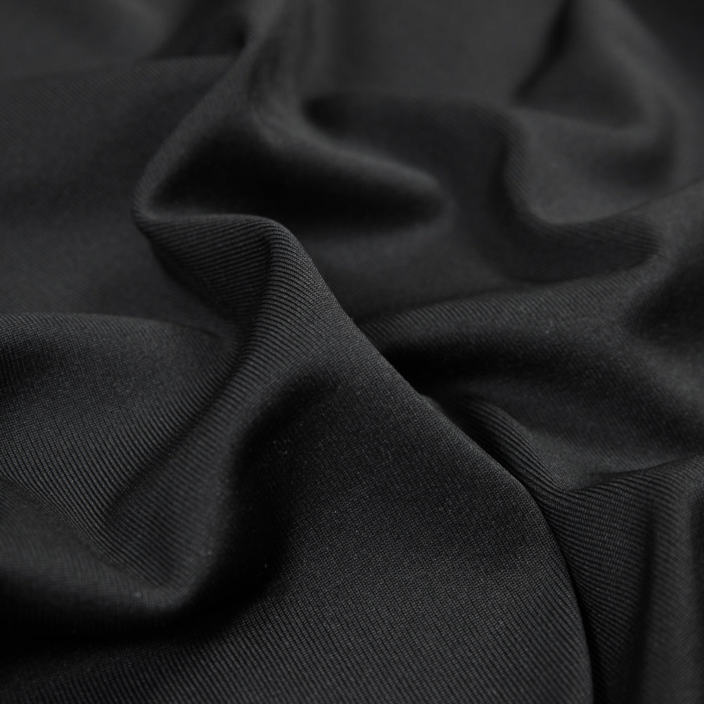Italian Black 1x1 Polyester Rib Knit - Joann Fabrics