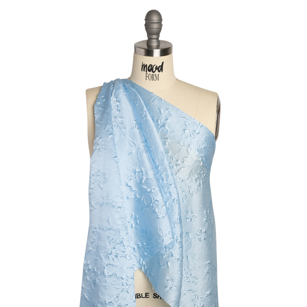 Luminous Light Blue Garden Party Lightweight Luxury Brocade - Joann Fabrics