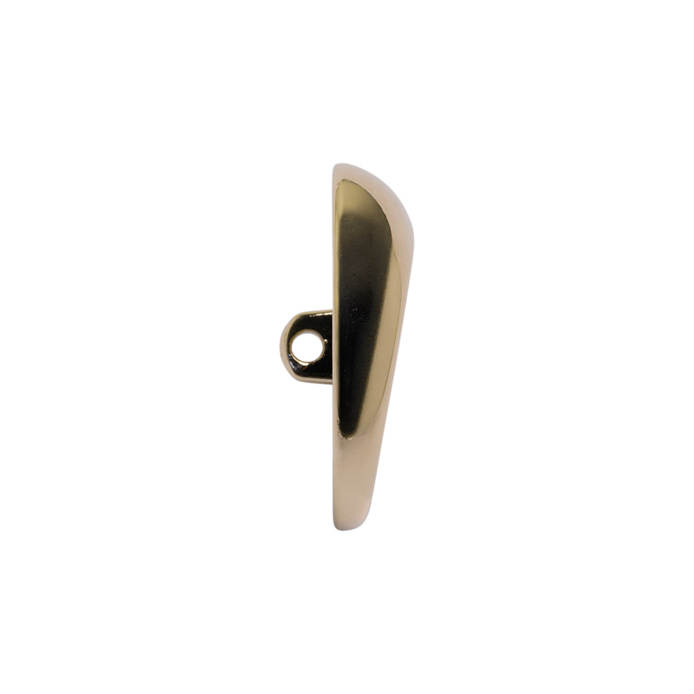 Off Center Low Concave Shank Back Metal Button - 36L/23mm - Pale Gold - Joann Fabrics