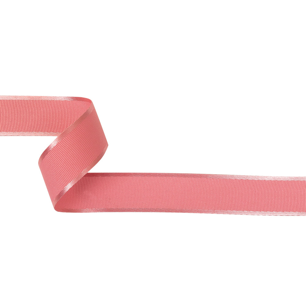 Bubblegum Satin-Edged Grosgrain Ribbon - 1
