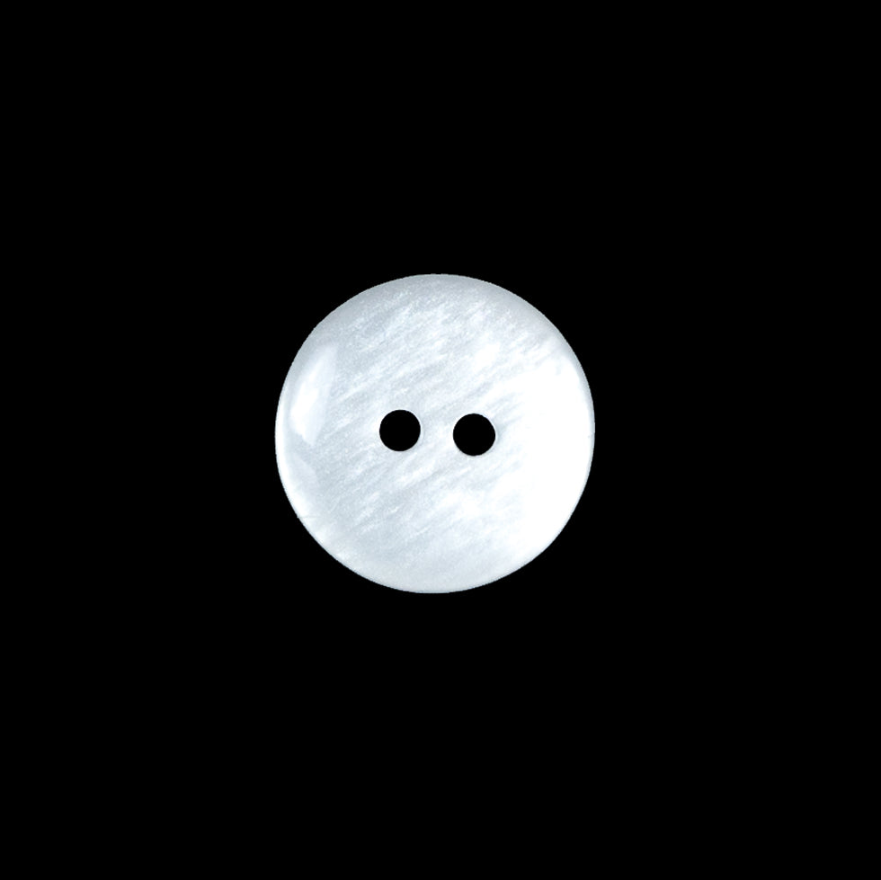 White 2-Hole Plastic Button - 22L/14mm - Joann Fabrics