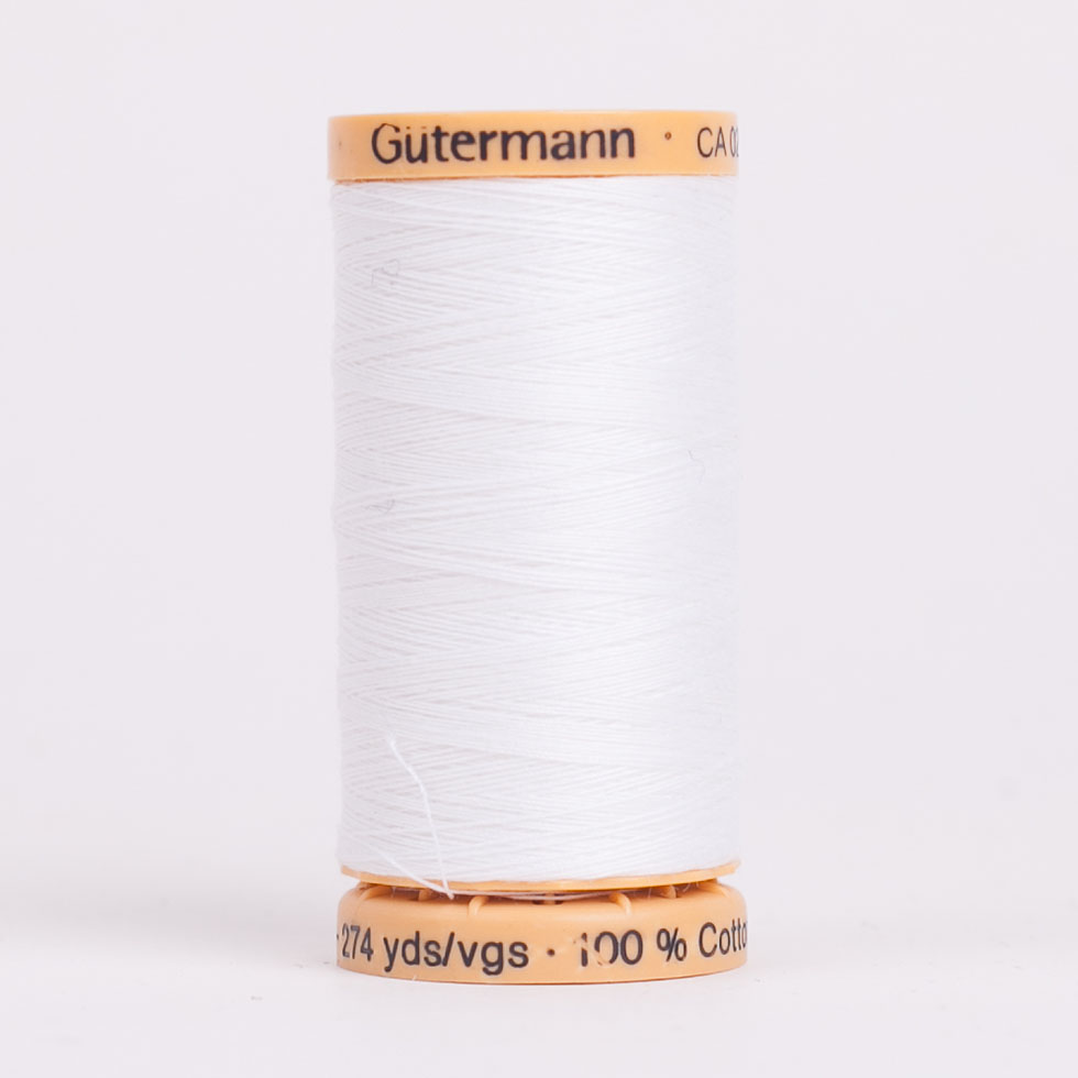 Gutermann Natural Cotton Thread 250m - 1006 White - Joann Fabrics