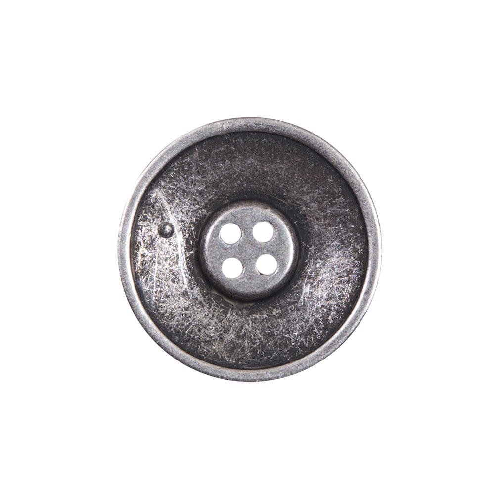 Italian Silver Metal 4-Hole Button - 36L/23mm - Joann Fabrics