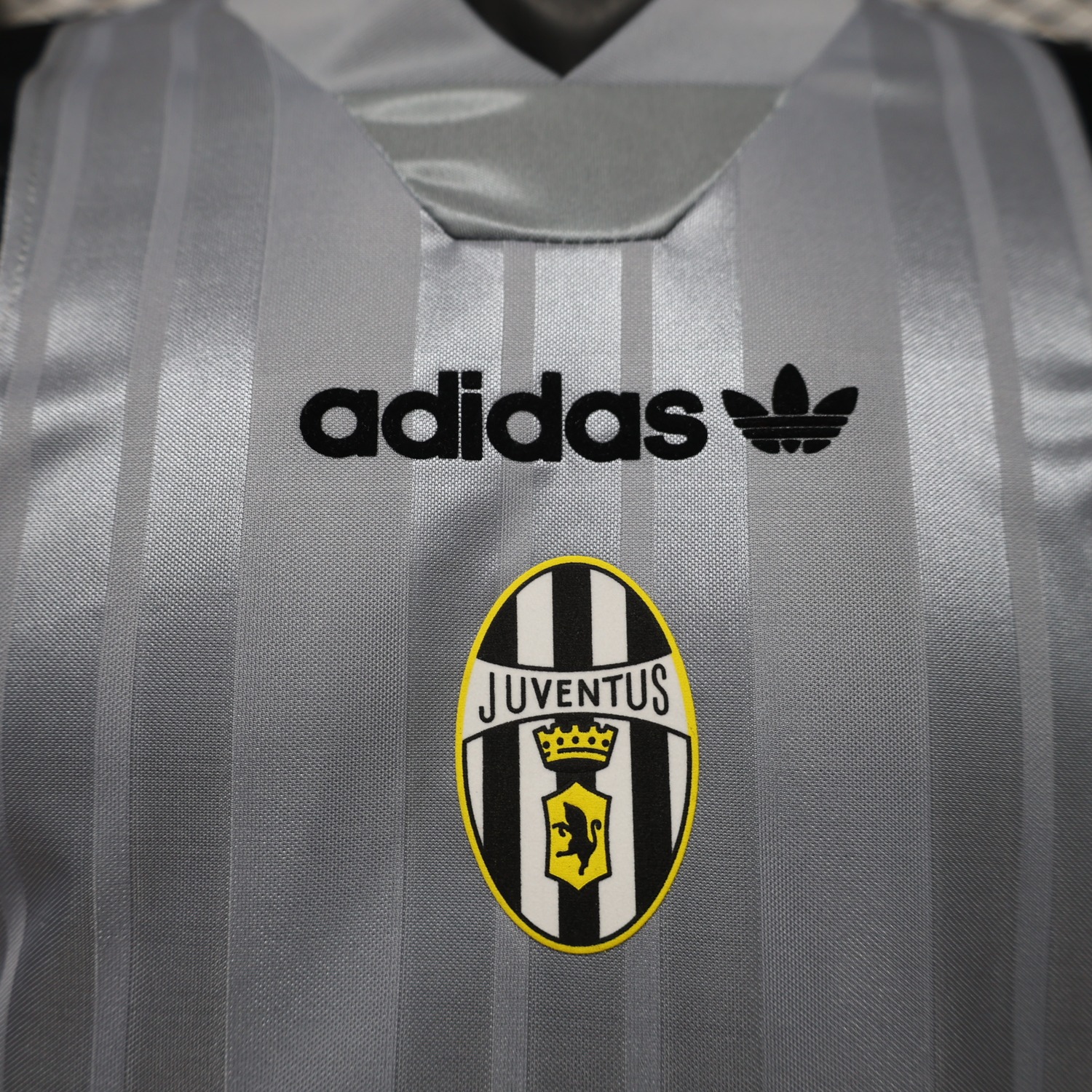 Juventus 26-27 Grey Black Retro Style Casual Jersey - Player Version - UnitedFutballJersey