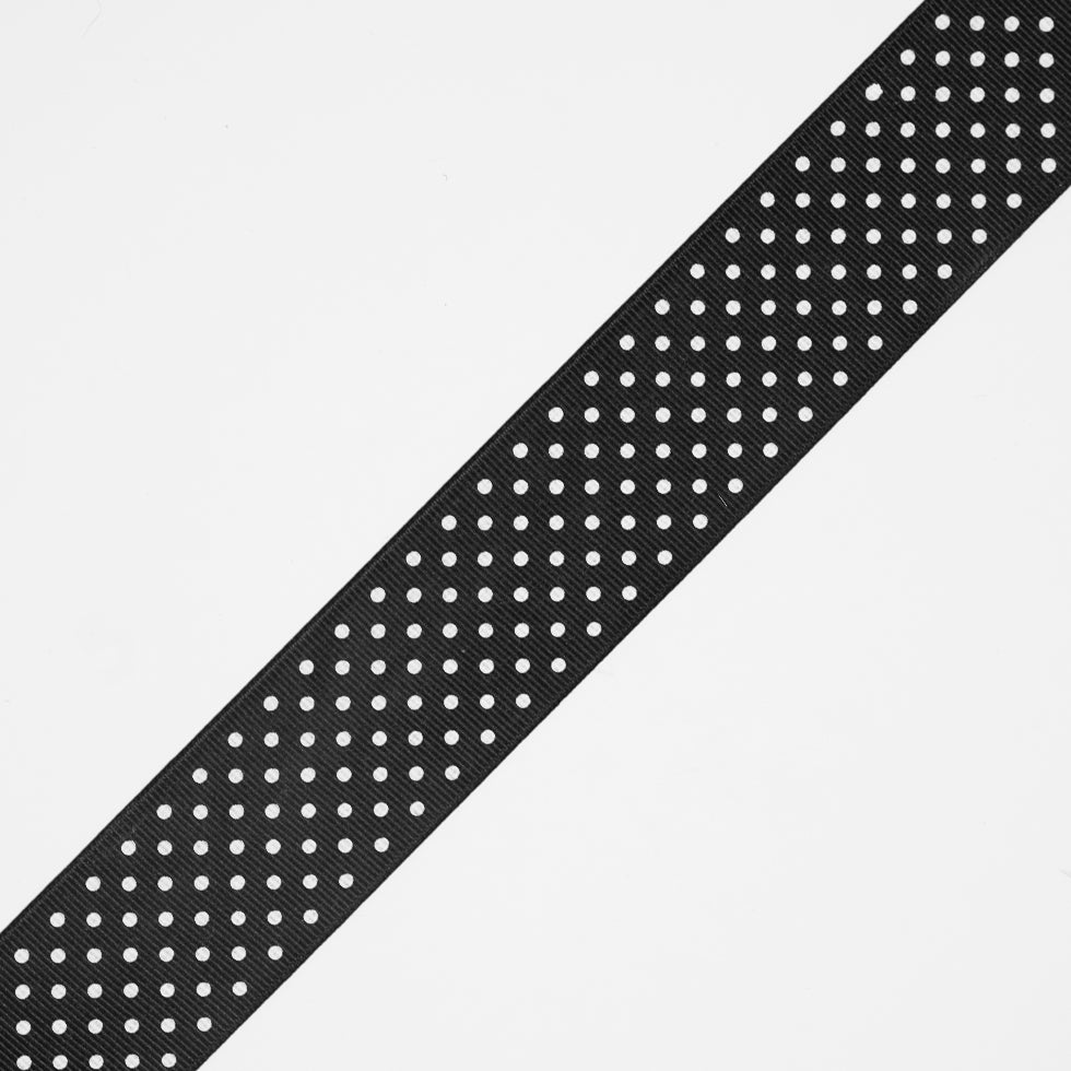 Black Polka Dot Grosgrain Ribbon - Joann Fabrics