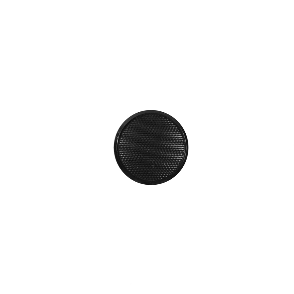 Italian Black Textured Plastic Button - 16L/10mm - Joann Fabrics