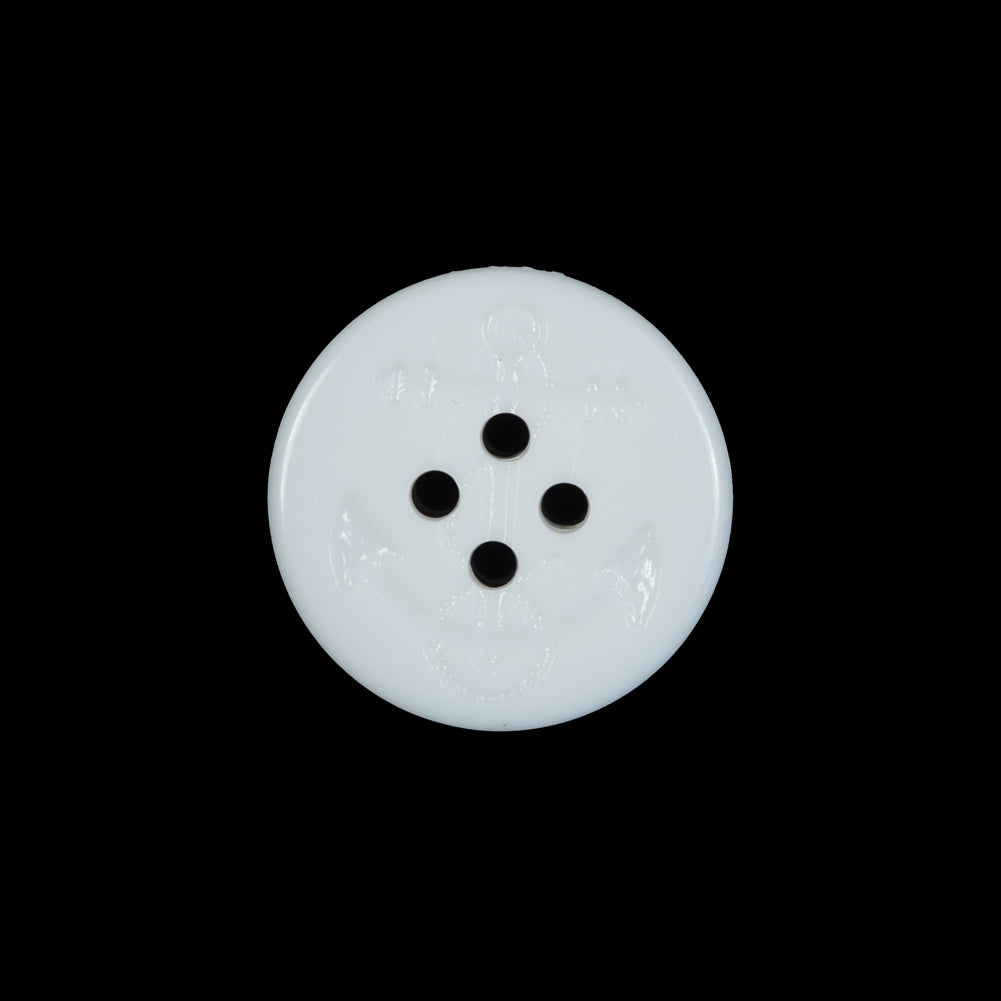 White Plastic Anchor 4-Hole Button - 32L/20mm - Joann Fabrics