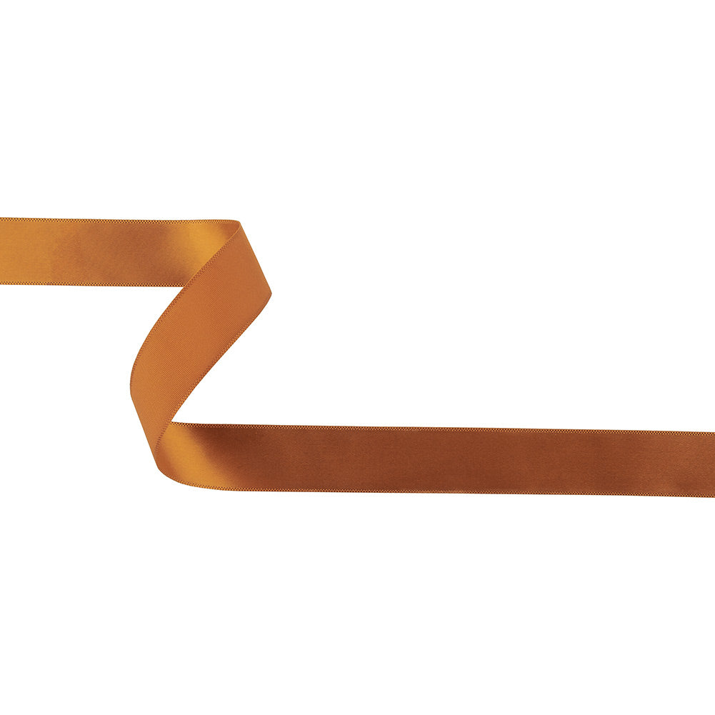 Autumn Leaf Single Faced Satin Ribbon - 0.875