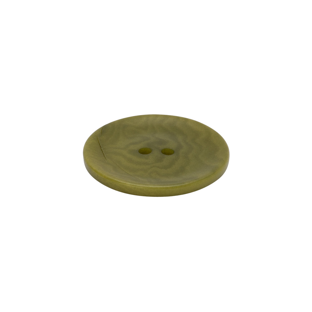 Plastic 4-Hole Button - 32L/20mm - Olive Green Swirls Platter Shaped - Joann Fabrics