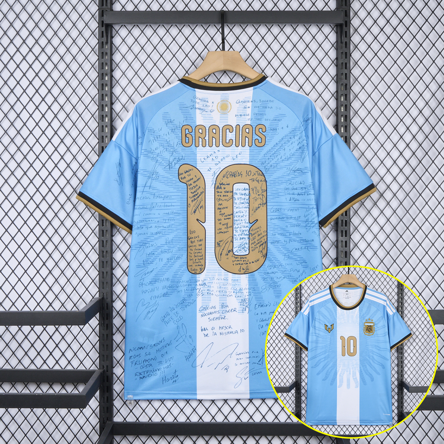 【Signed Version】Argentina 2026 Messi Anniversary Special Jersey - Fans Version - UnitedFutballJersey