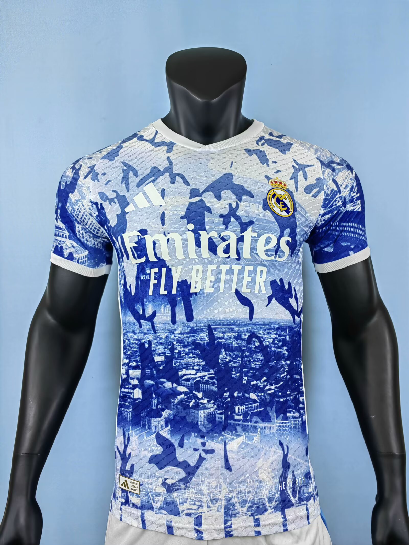 2025/2026 Player Version Real Madrid Pre-match uniform Special Edition Football Jersey 1:1 Thai quality