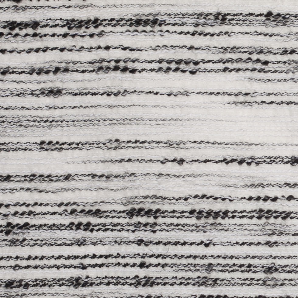 Black/White Textural Striated Cotton Blend - Joann Fabrics