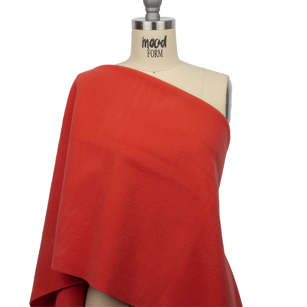 Wool and Cashmere Coating Made in Italy - Coral - Alberini Collection - Joann Fabrics