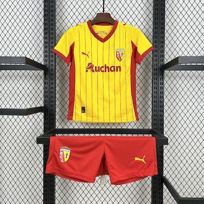 2025/2026 RC Lens Home  Football Shirt 1:1 Thai Quality Kids Size