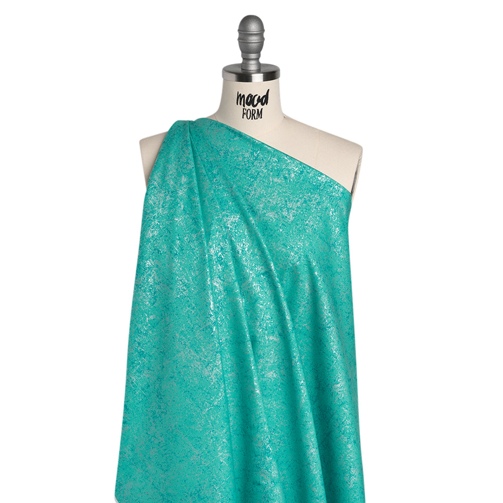 Pearl Finish Quilting Cotton by Patrick Lose for Northcott - Seafoam Textural Abstract - Glisten Collection - Joann Fabrics
