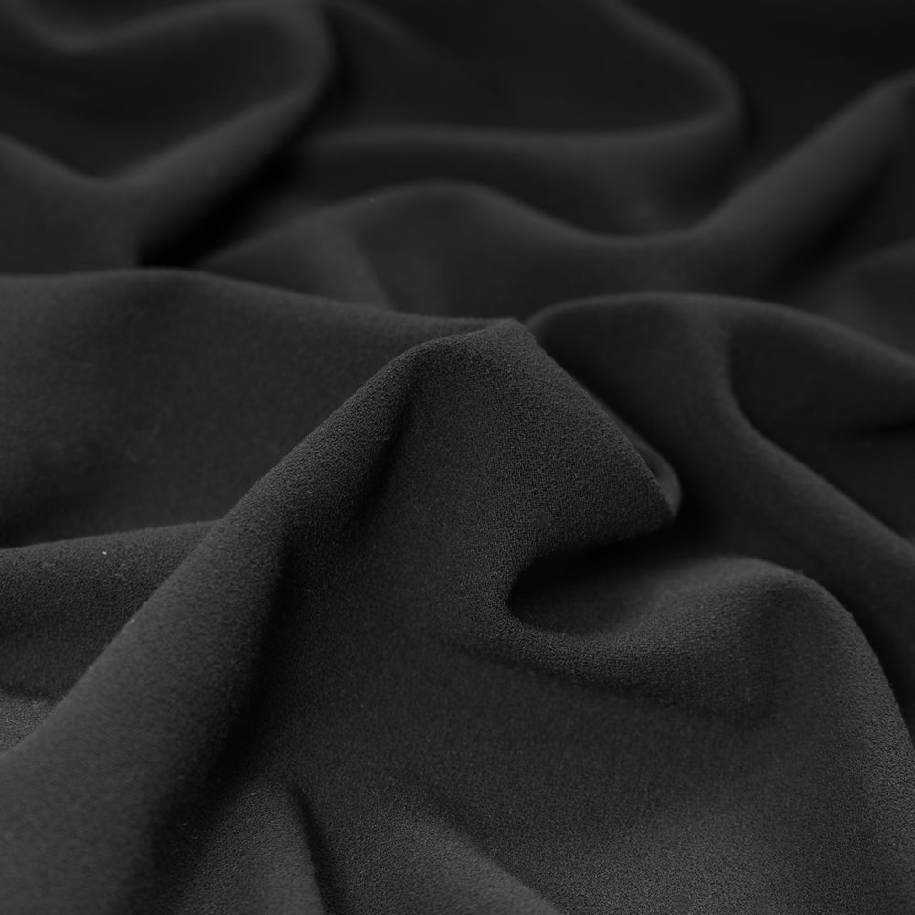 Italian Black Blended Rayon Crepe - Joann Fabrics
