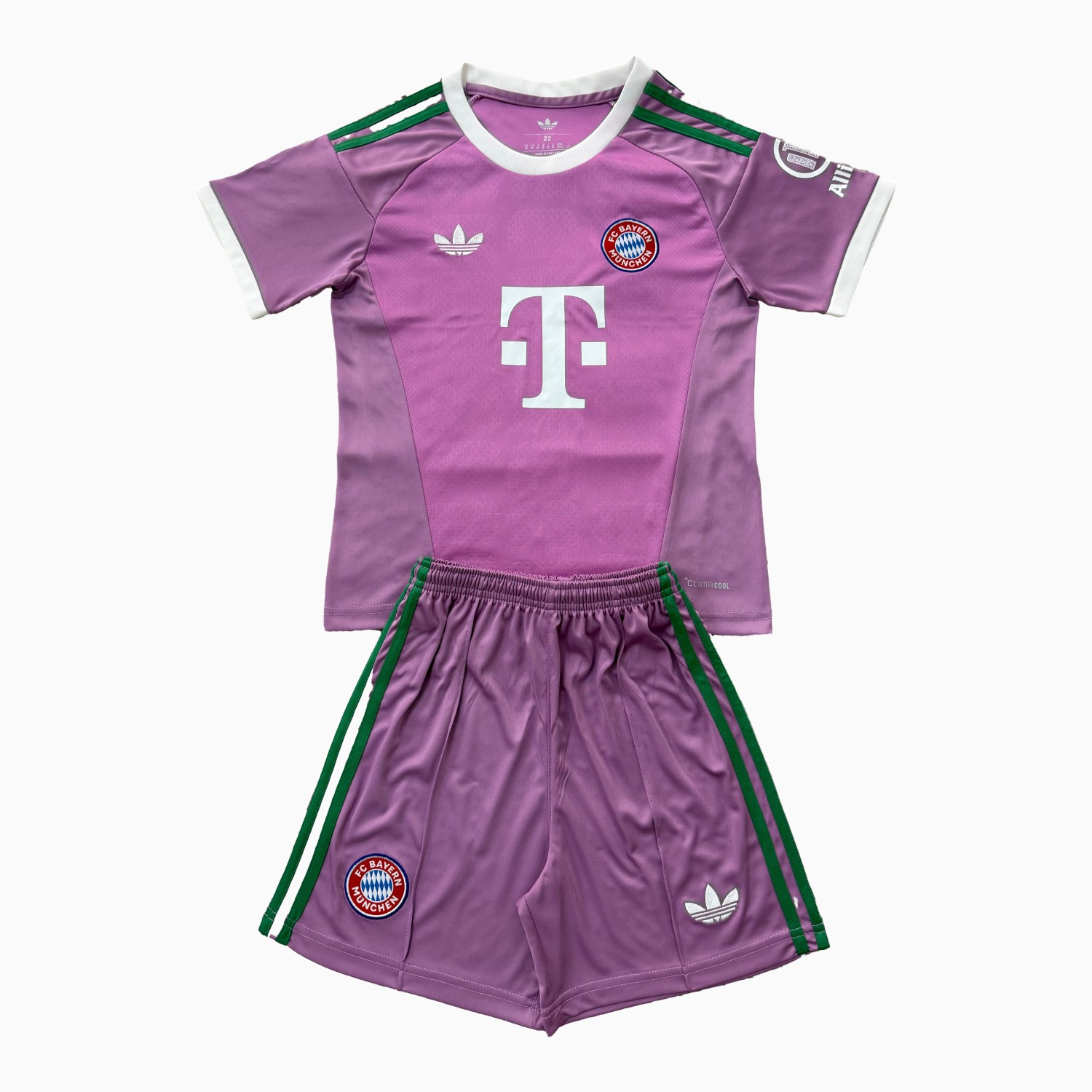 Bayern Munich 26-27 Purple Goalkeeper Men's Adult Jersey Set - Fans Version - UnitedFutballJersey