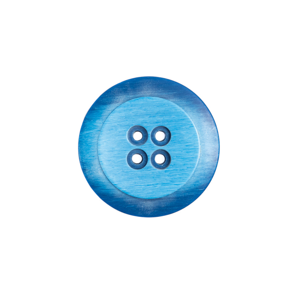 Italian Blue Plastic Button - 28L/18mm - Joann Fabrics
