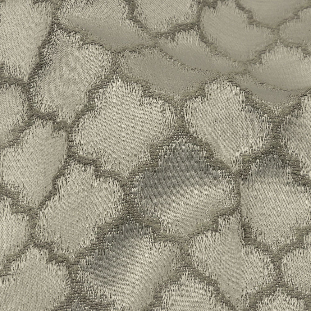 Cotton and Recycled Polyester Drapery Jacquard - Slate Fancy Little Ogees - British Imported - Joann Fabrics