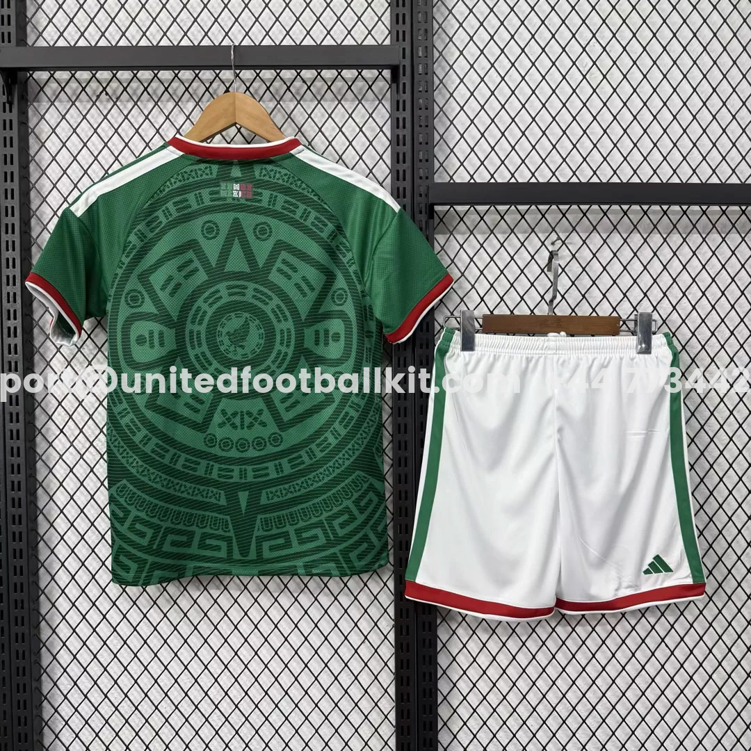 Mexico 2026 Home Kids Kit - UnitedFutballJersey