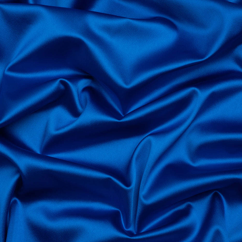 Stretch Satin Made in Italy - Royal Blue with Black Backing - Premium Collection - Joann Fabrics