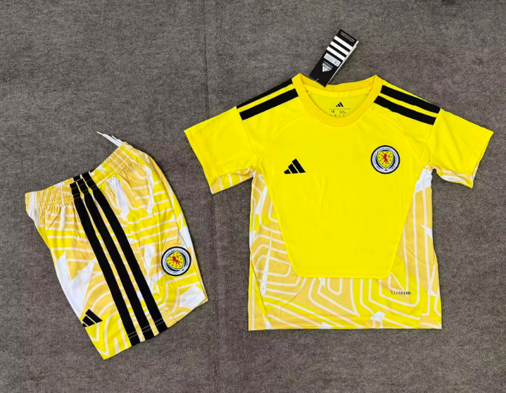 2026 Scotland National Team Goalkeeper Football Shirt 1:1 Thai Quality Kids Size
