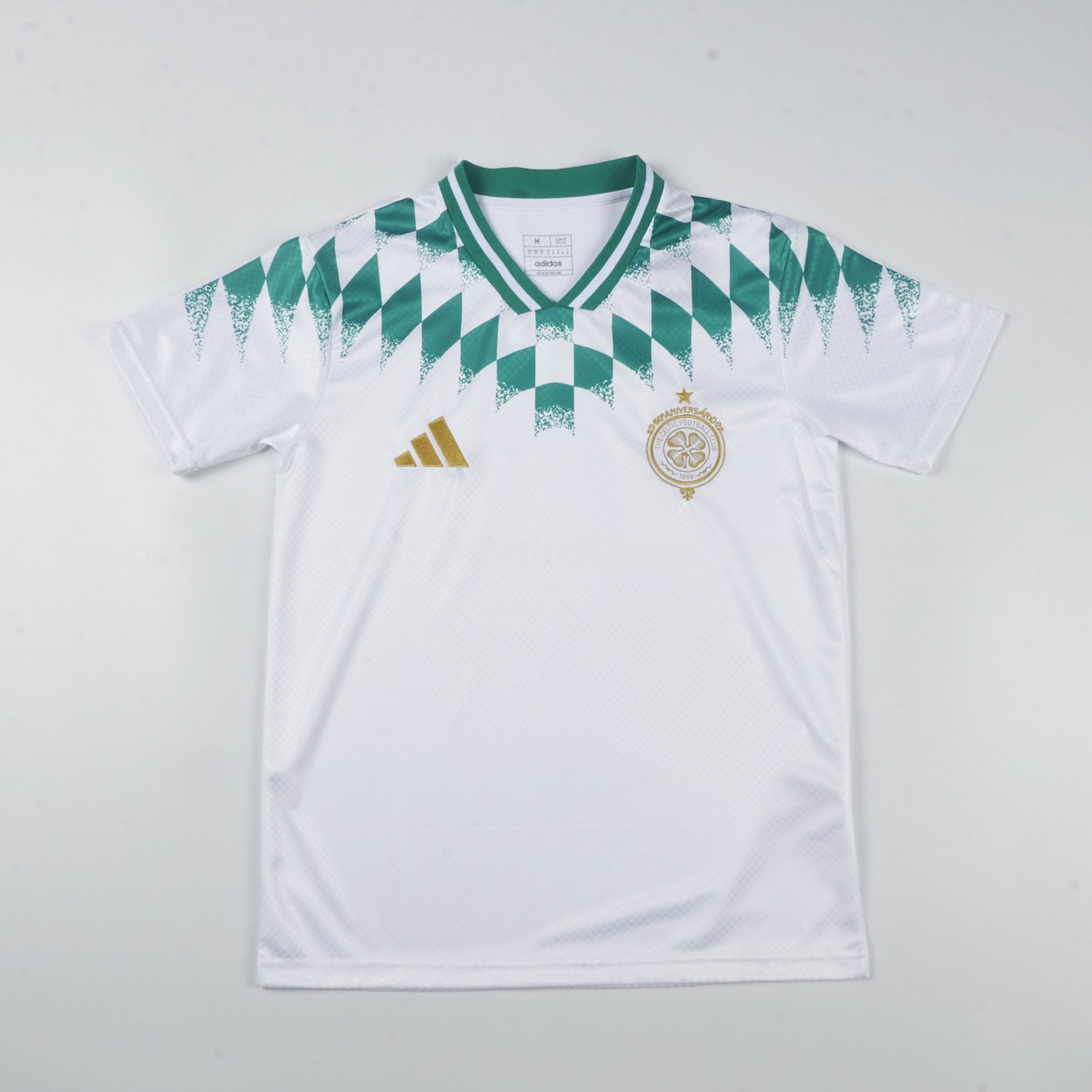 Celtic 26-27 Green Collar White Special Jersey - Fan Version - UnitedFutballJersey
