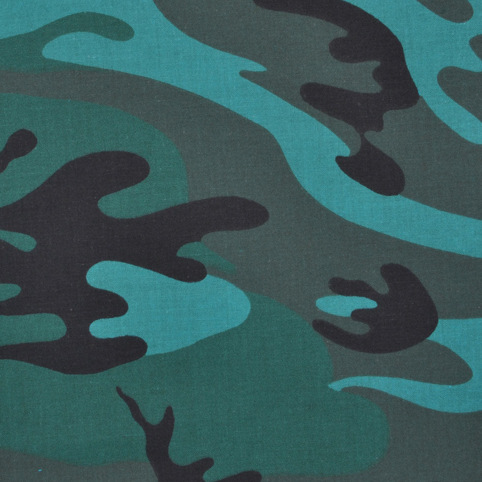 Classic Green Camouflauge Cotton Blend - Joann Fabrics