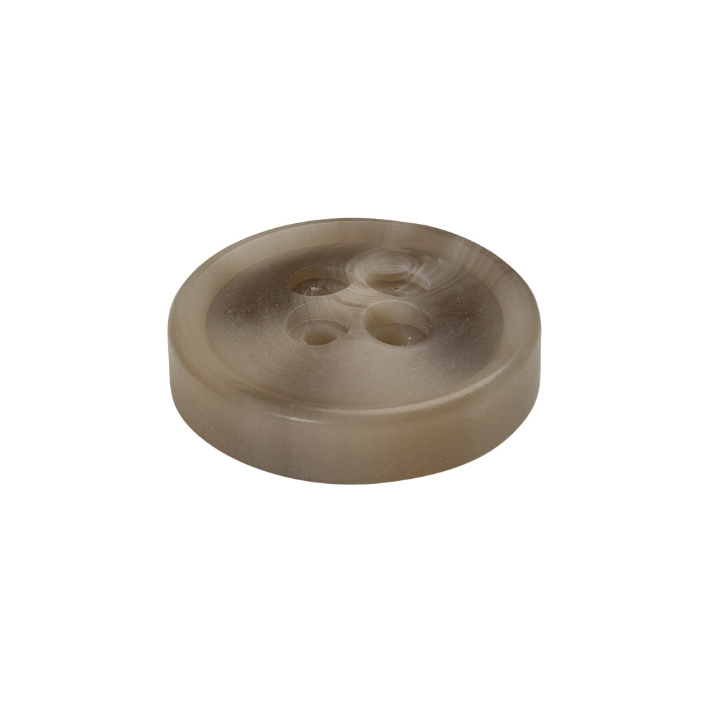 Plastic 4-Hole Button - 36L/23mm - Beige and Taupe Thick Swirls Low Convex - Joann Fabrics