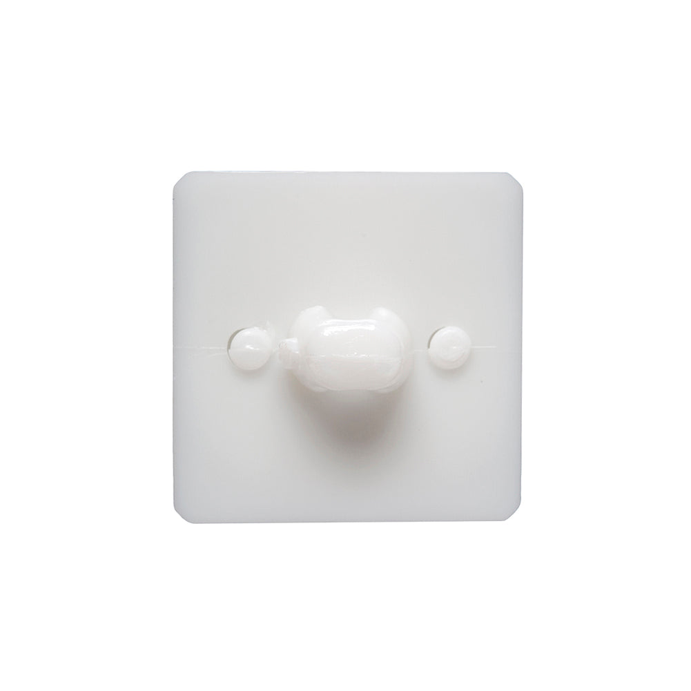White Circle in a Square 2-Piece Dimensional Shank Back Button - 30L/19mm - Joann Fabrics