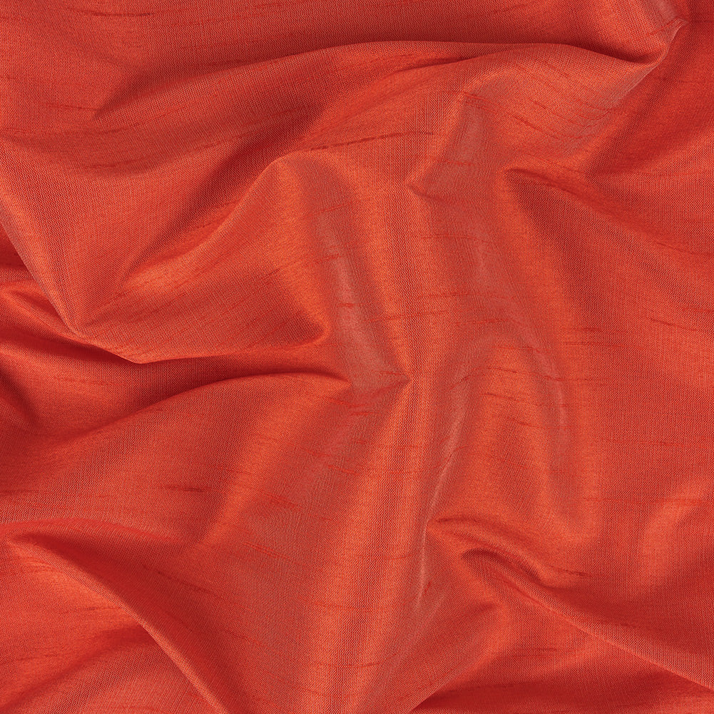Polyester Shantung - Hot Coral - Eirian Collection - Joann Fabrics