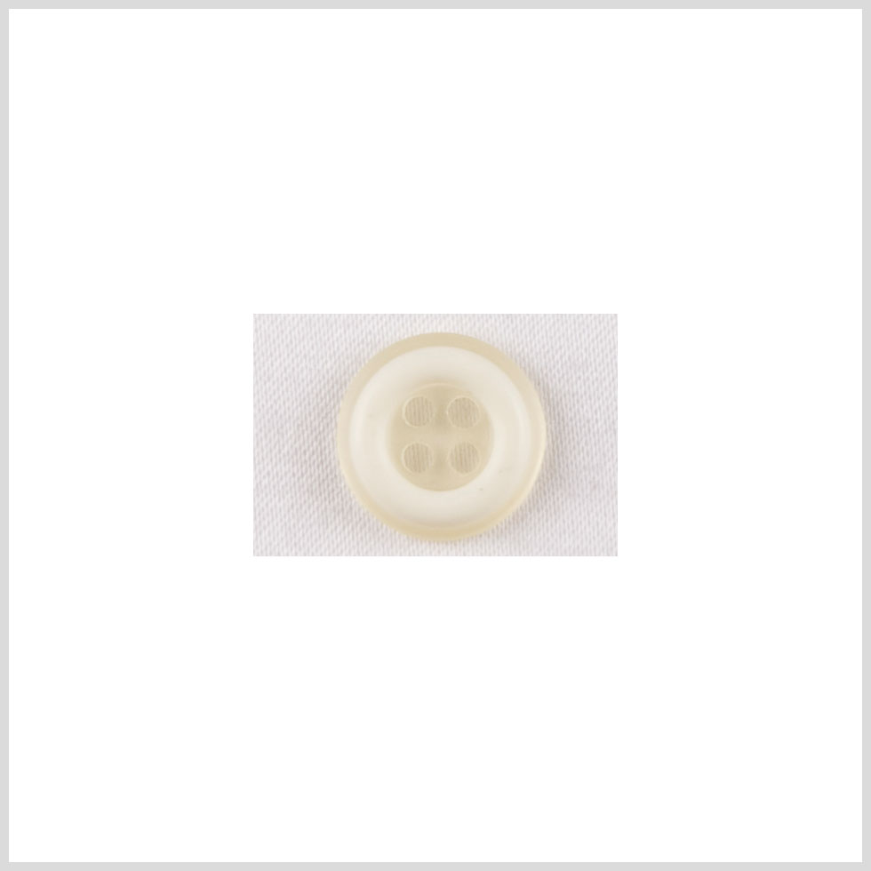 Plastic 4-Hole Button - 18L/11.5mm - Ivory Mound and Low Rim - Joann Fabrics