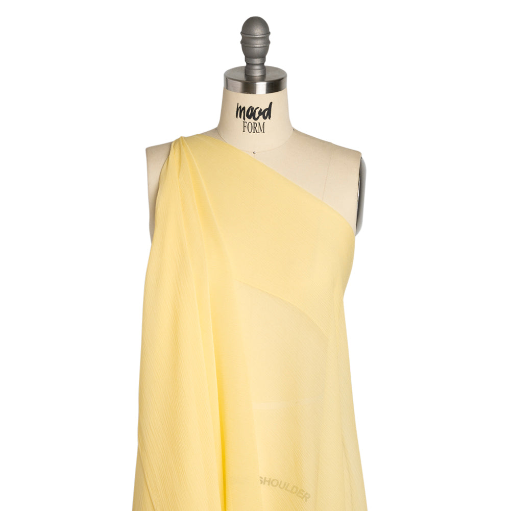 Crinkled Silk Chiffon - French Vanilla - Premium Collection - Joann Fabrics